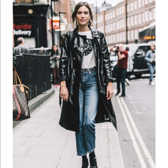 alexa chung raincoat